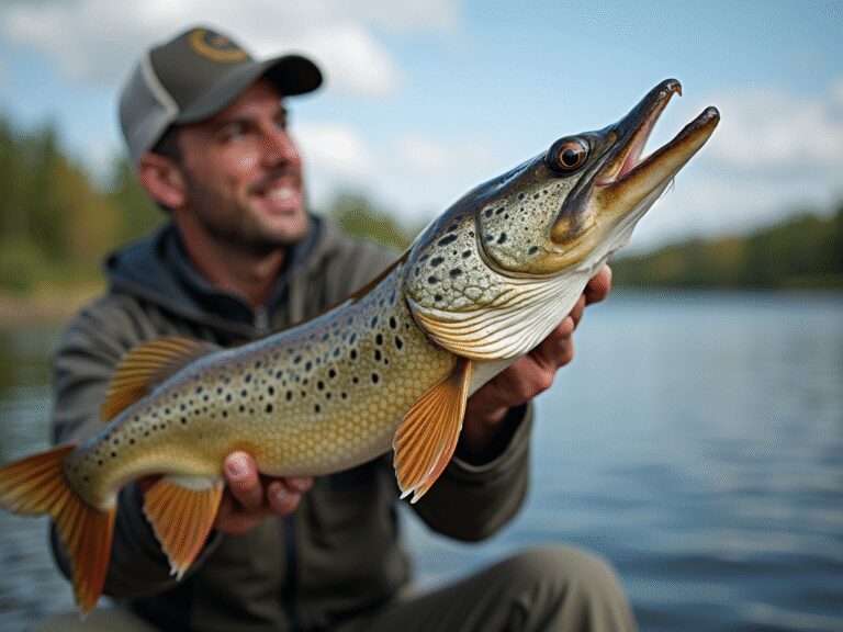 northern pike hot weather fishing
