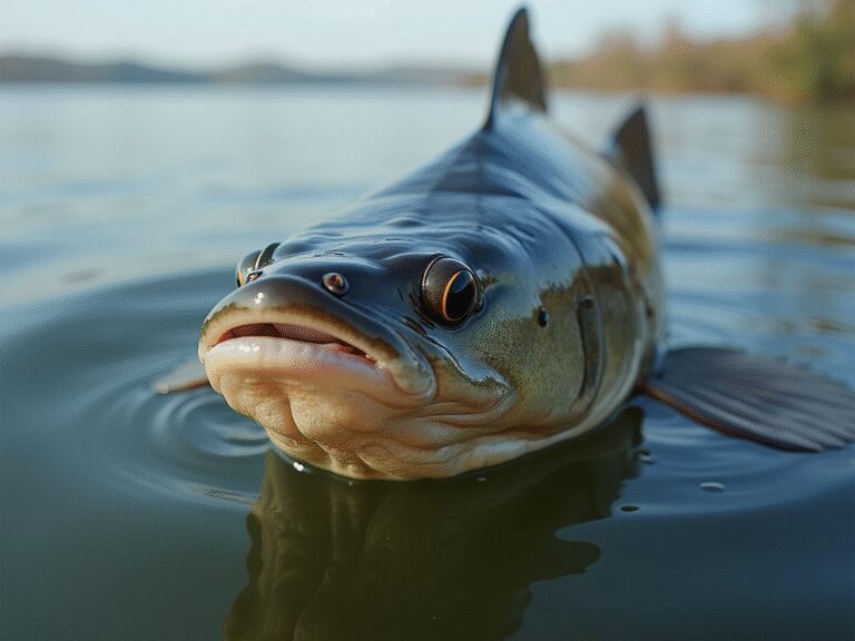 channel catfish cold water depth