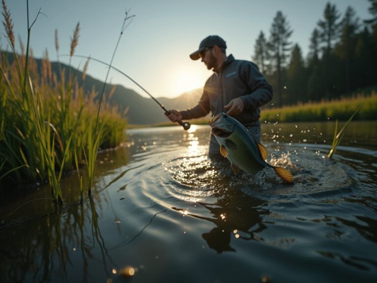 bass fishing weed edges