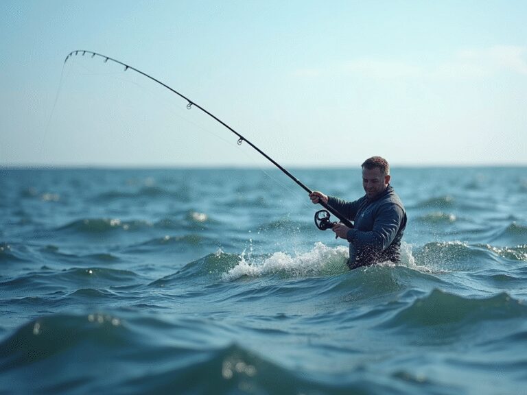 calm vs choppy water fishing