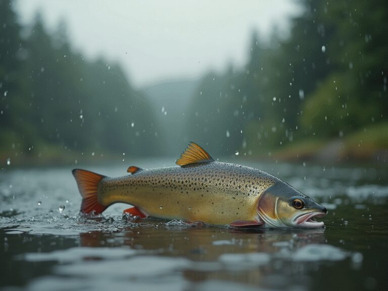 rainfall fish activity levels