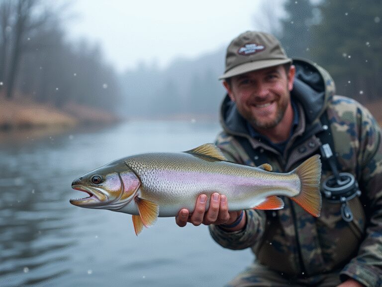 snow melt spring fishing