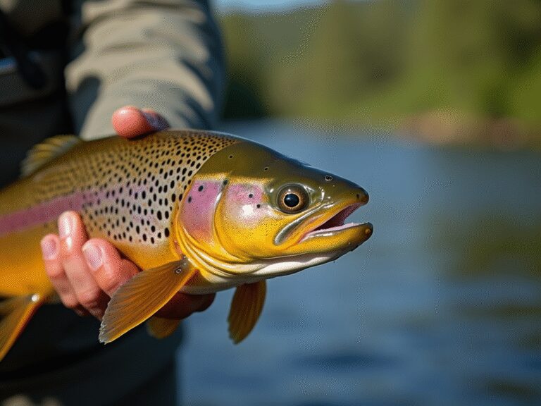stream trout fishing approach